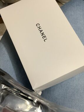 CHANEL White Box with Black Logo